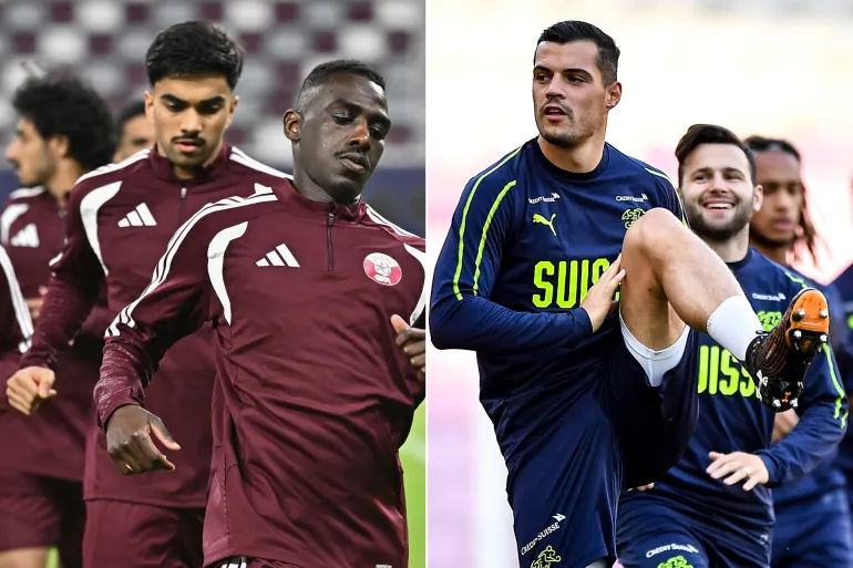 موعد مباراة قطر وسويسرا في كأس العالم اليوم والقنوات الناقلة والتشكيلة المتوقعة للفريقين
