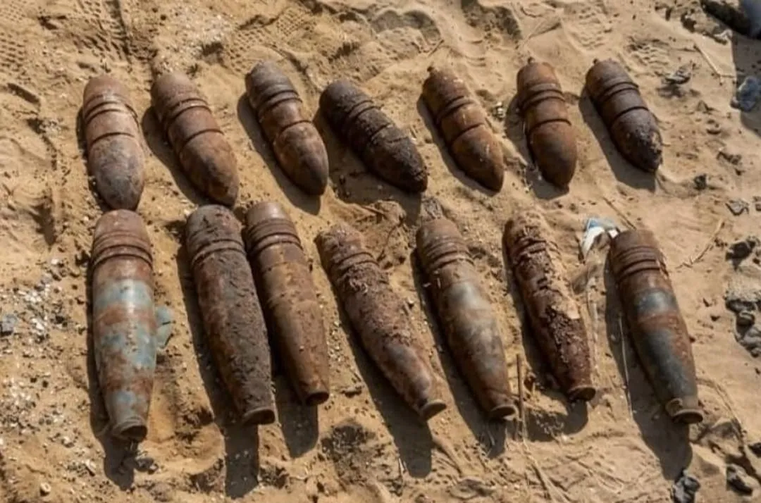 «مسام» يعثر على 30 قذيفة من مخلفات الحرب في عدن